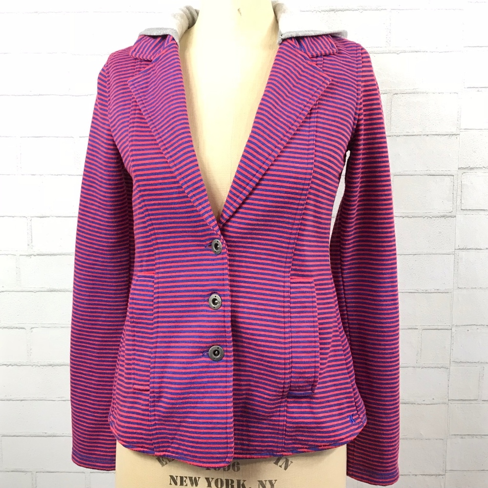 Hurley Winchester Button Fleece Hooded Blazer